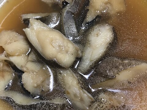 めんつゆでカレイの煮付け